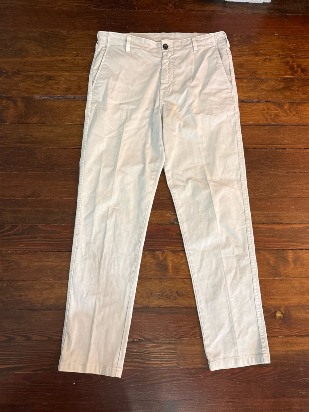 Baldwin BLDWN pale gray modern slim trouser pants size 34